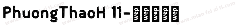 PhuongThaoH 11字体转换